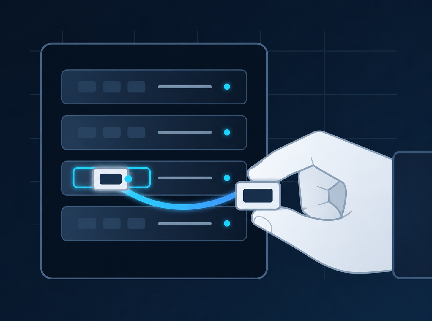 Remote hands data center service